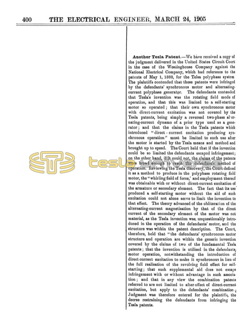 Preview of Another Tesla Patent article