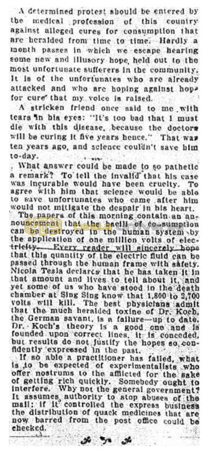 Preview of Walks and Talks - Alleged Cures for Consumption article