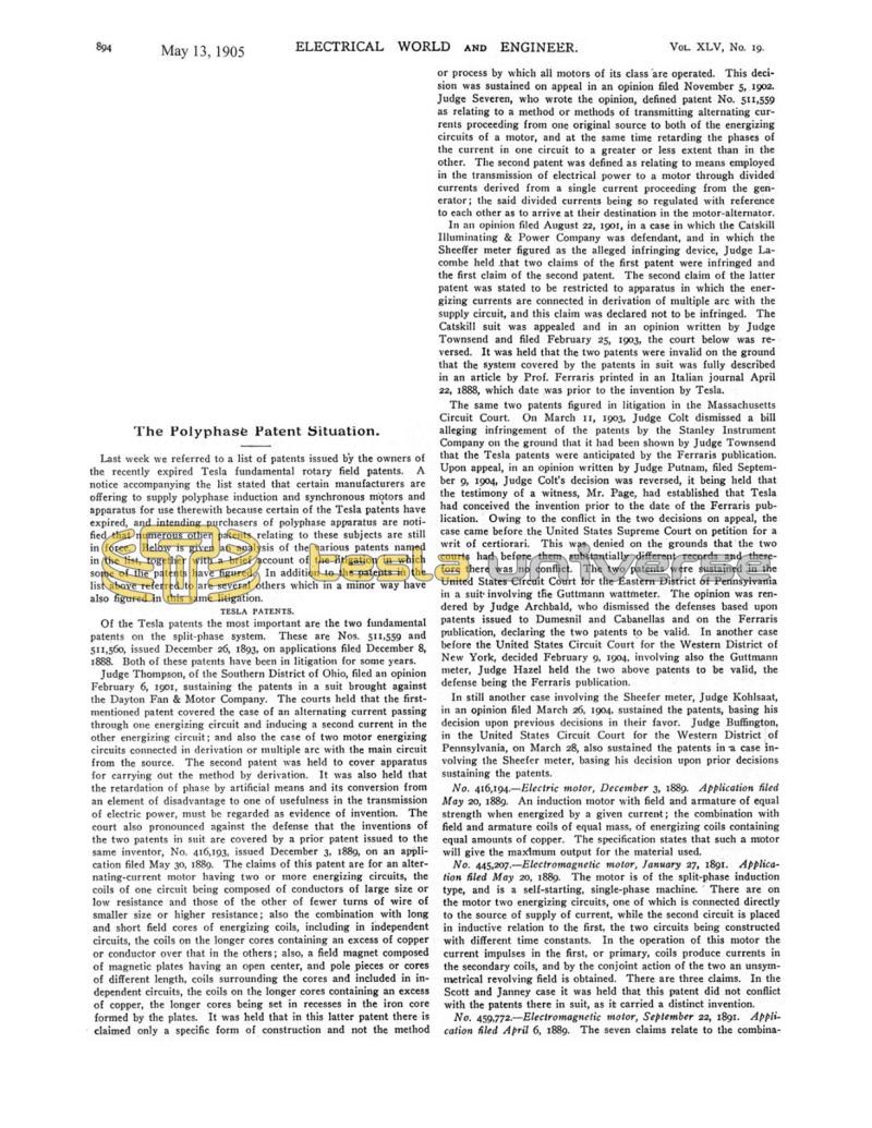 Preview of The Polyphase Patent Situation article