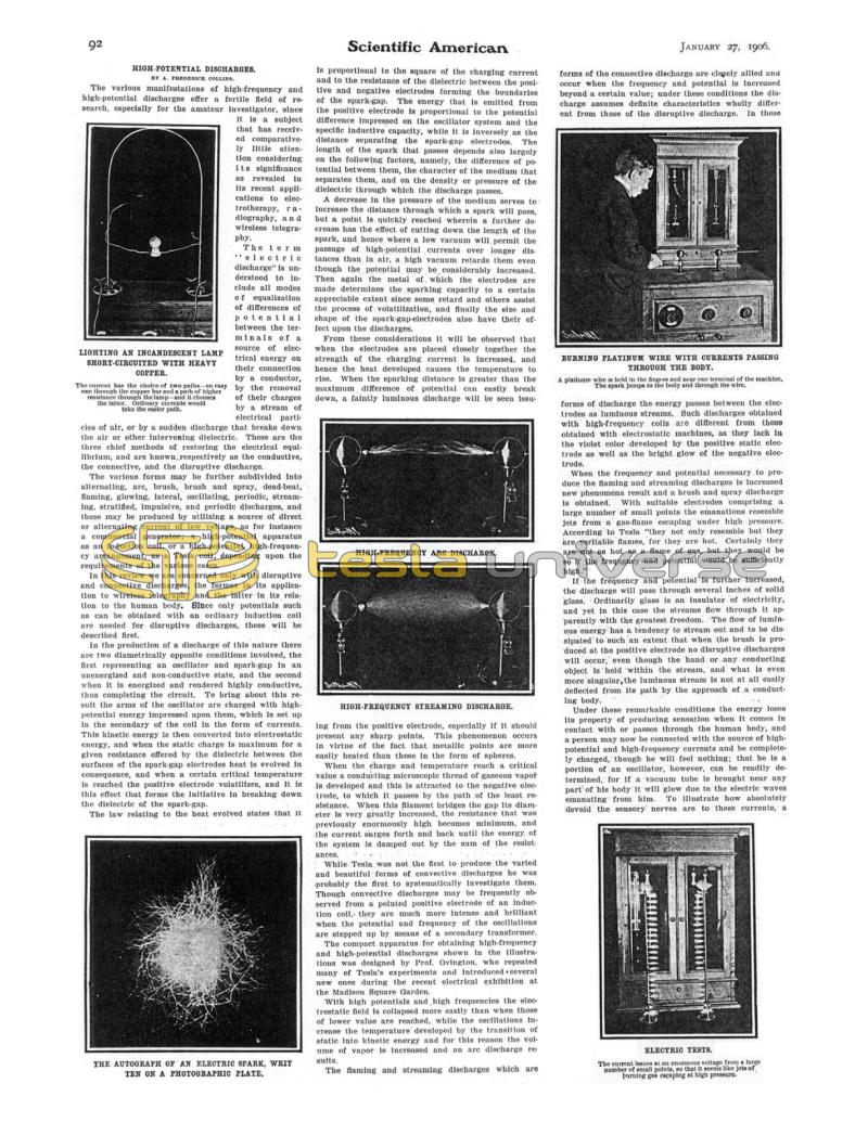 Preview of High-Potential Discharges article
