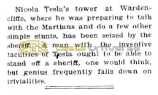 Preview of Tesla's Tower Seized article