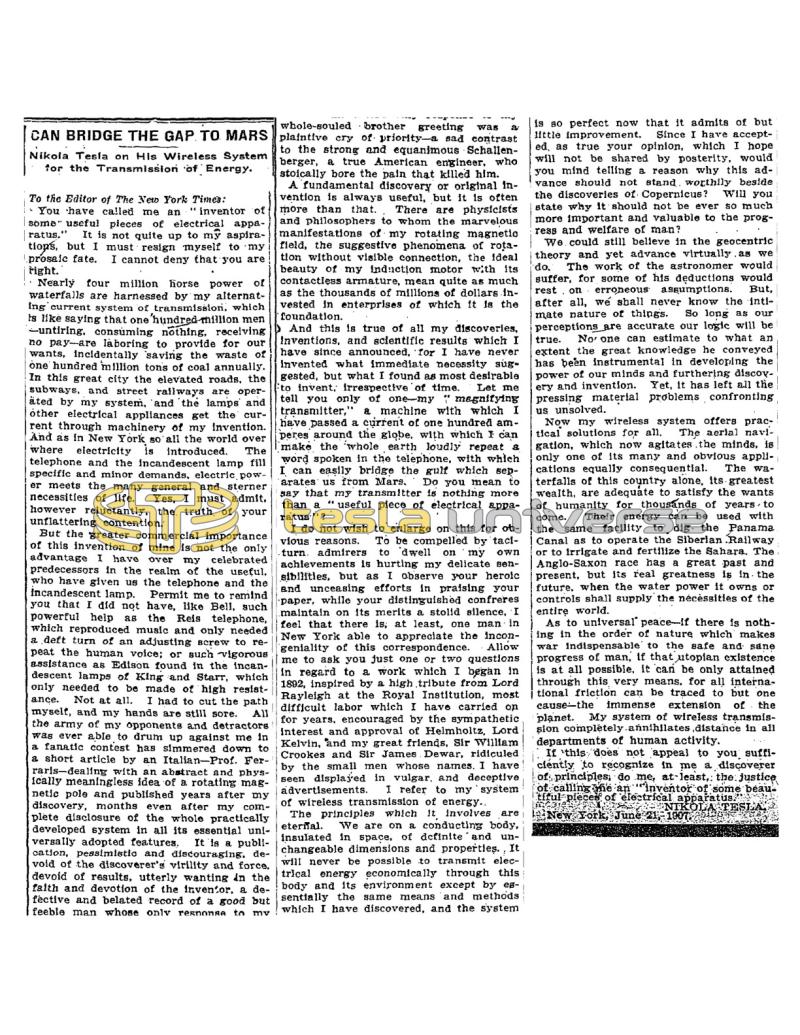 Preview of Can Bridge the Gap to Mars article