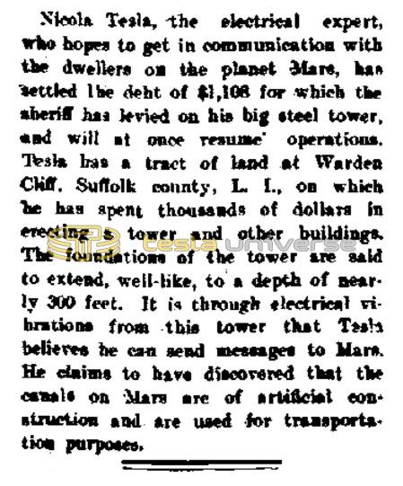 Preview of Tesla Settles Debt on Tower article
