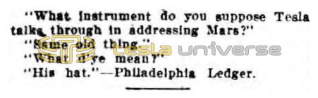 Preview of Tesla's Hat article