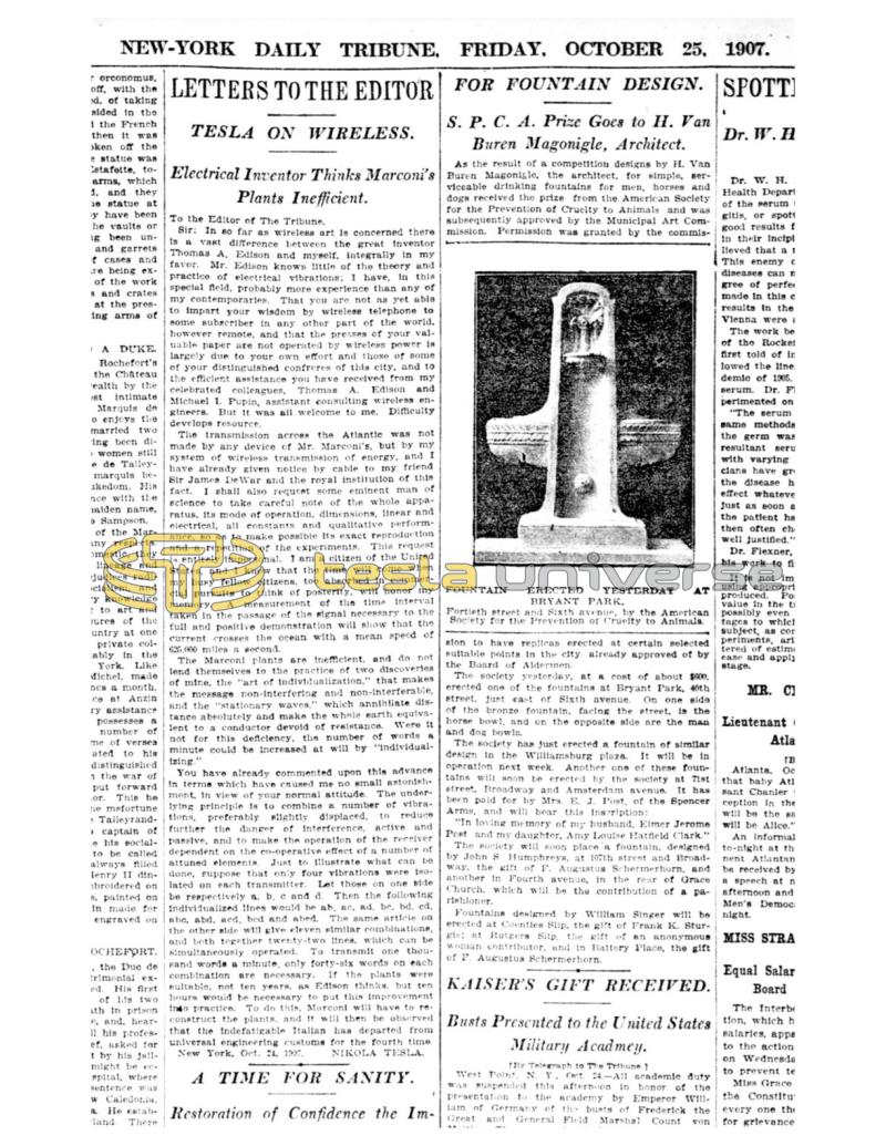 Preview of Tesla on Wireless article