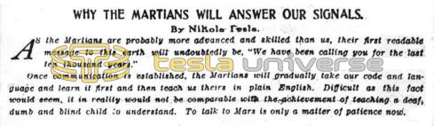 Preview of Why the Martians Will Answer Our Signals article