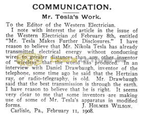 Preview of COMMUNICATION - Mr. Tesla's Work article