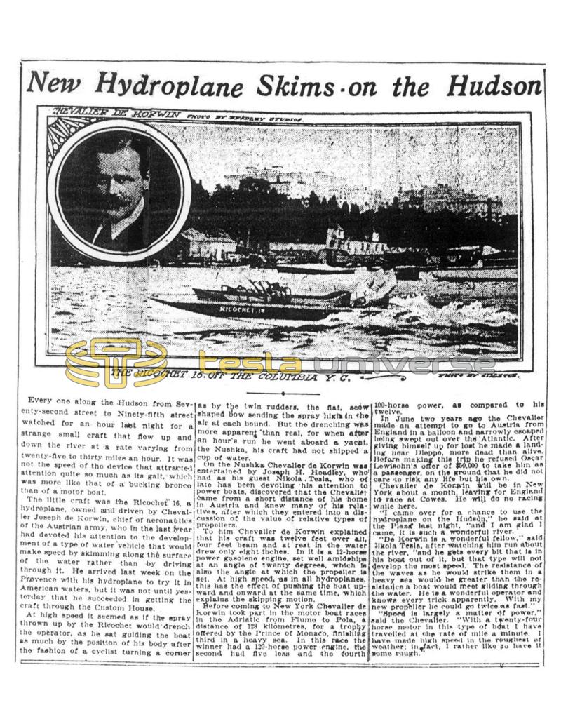Preview of New Hydroplane Skims on the Hudson article