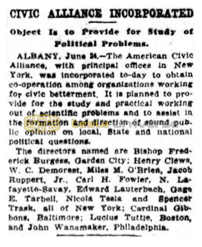 Preview of Civic Alliance Incorporated article