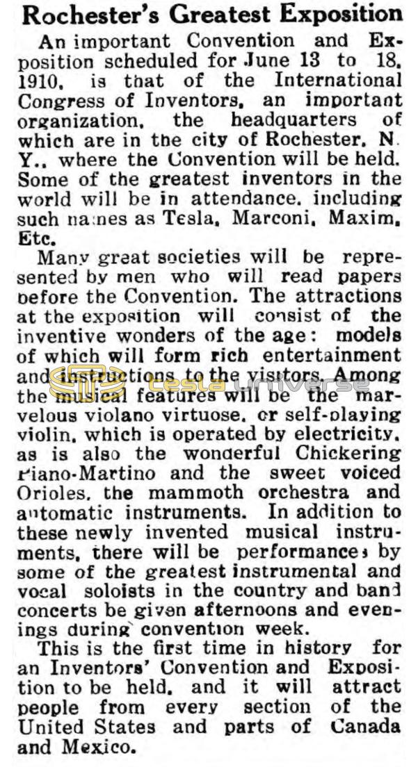 Preview of Rochester's Greatest Exposition (reprint) article
