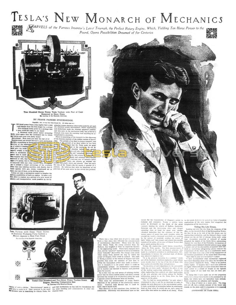 Preview of Tesla's New Monarch of Mechanics article
