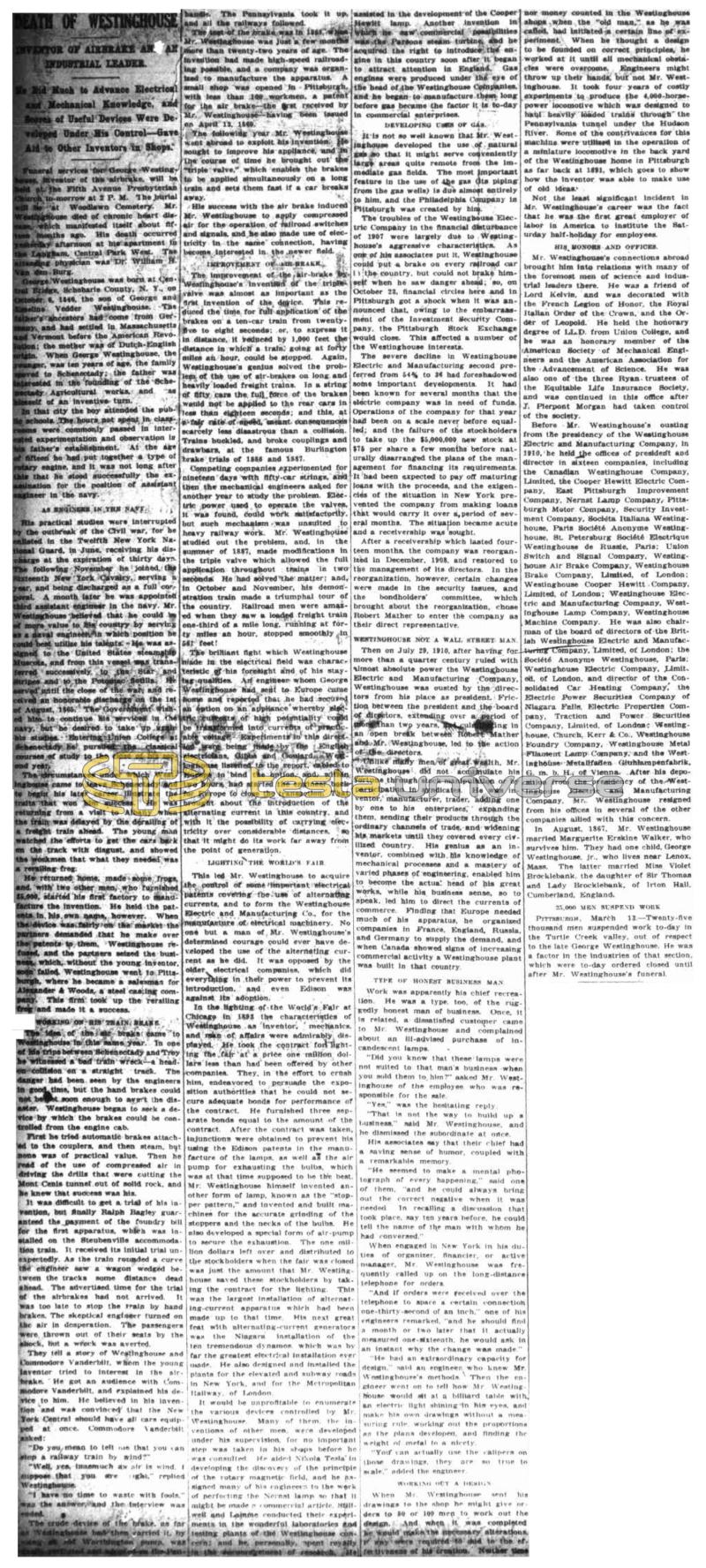 Preview of Death of Westinghouse article