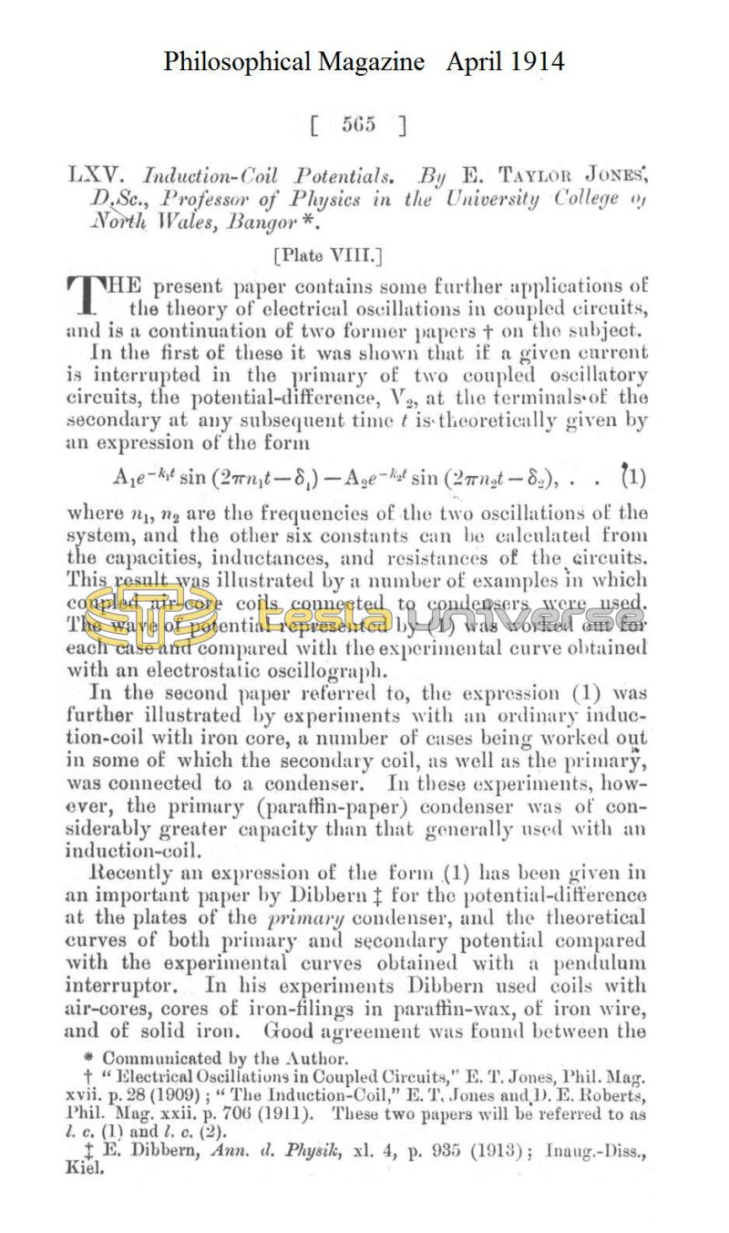 Induction-Coil Potentials - Page 565