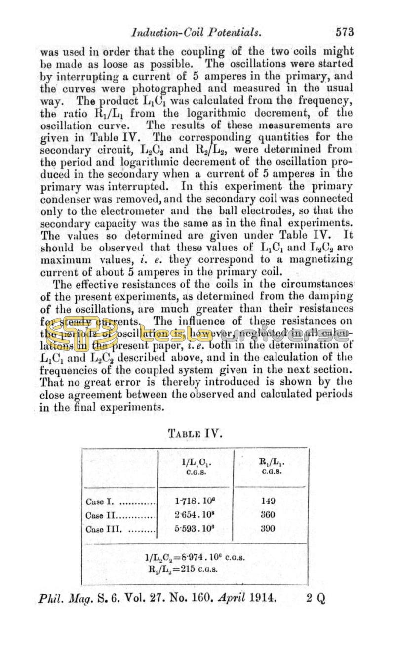 Induction-Coil Potentials - Page 573