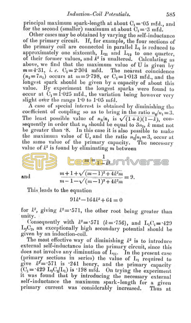 Induction-Coil Potentials - Page 585