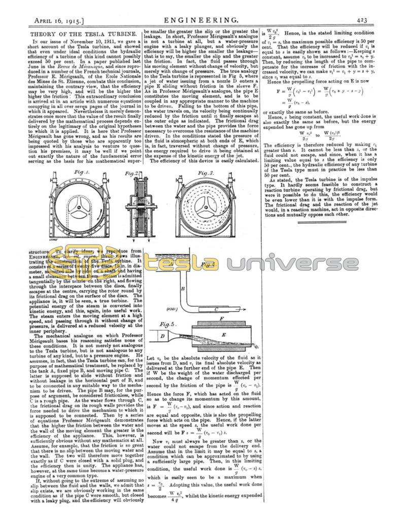 Preview of Theory of the Tesla Turbine article