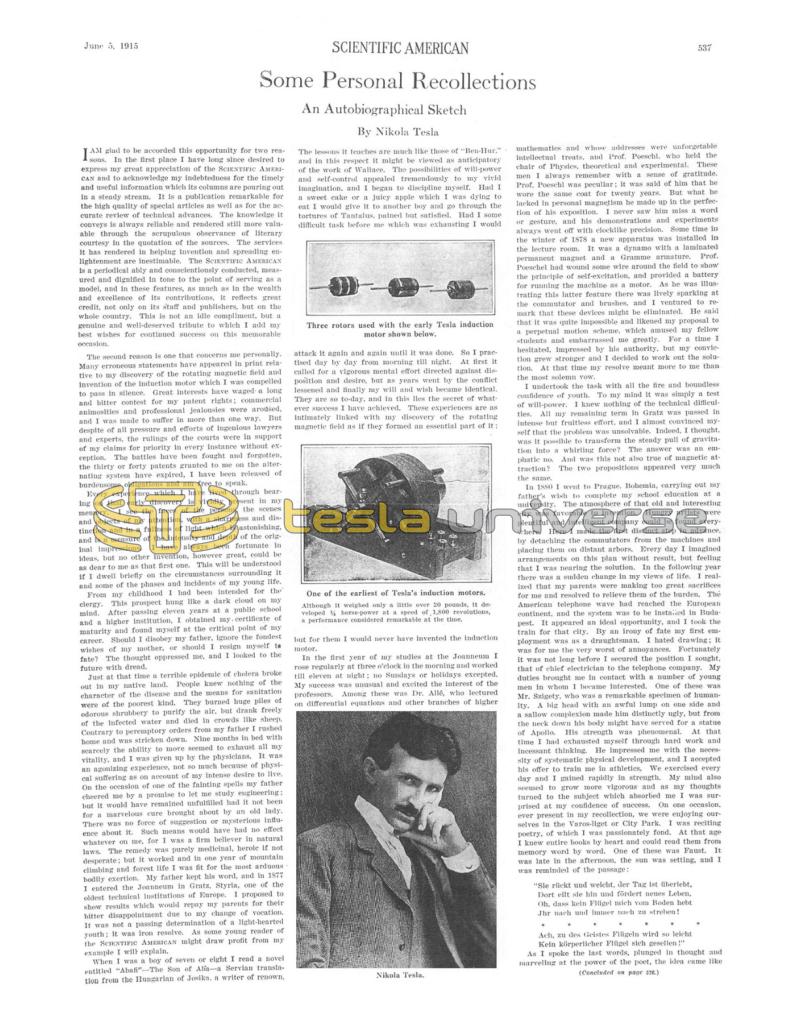 Preview of Some Personal Recollections article