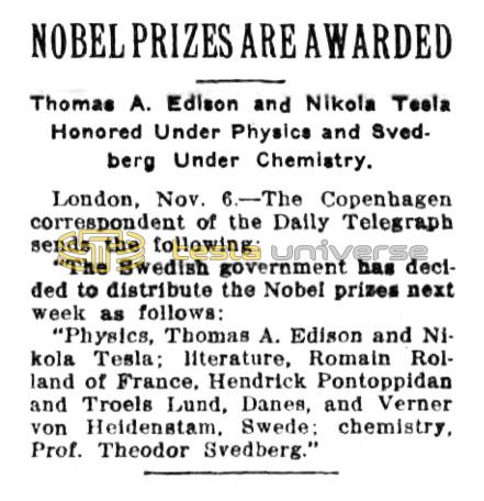 Preview of Nobel Prizes Are Awarded article
