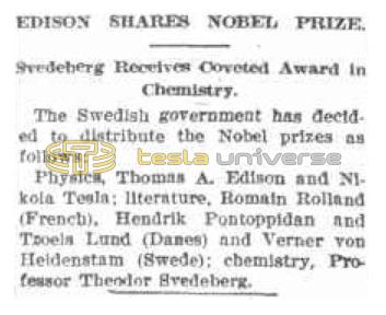 Preview of Edison Shares Nobel Prize (reprint 2) article