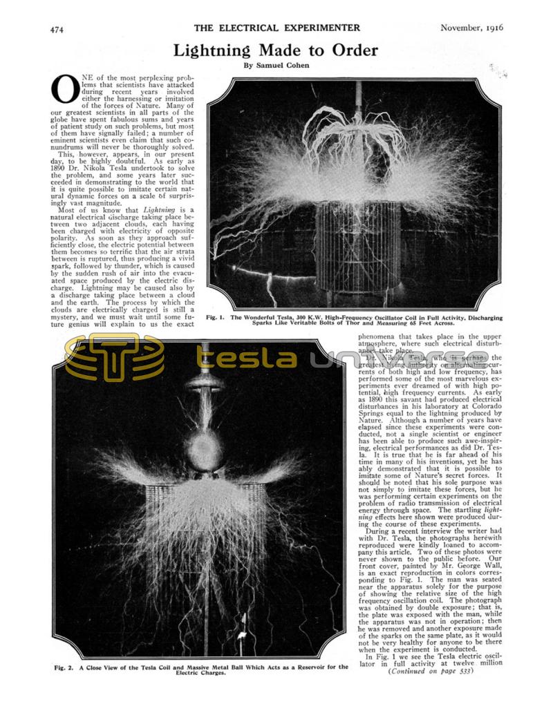 Preview of Lightning Made to Order article