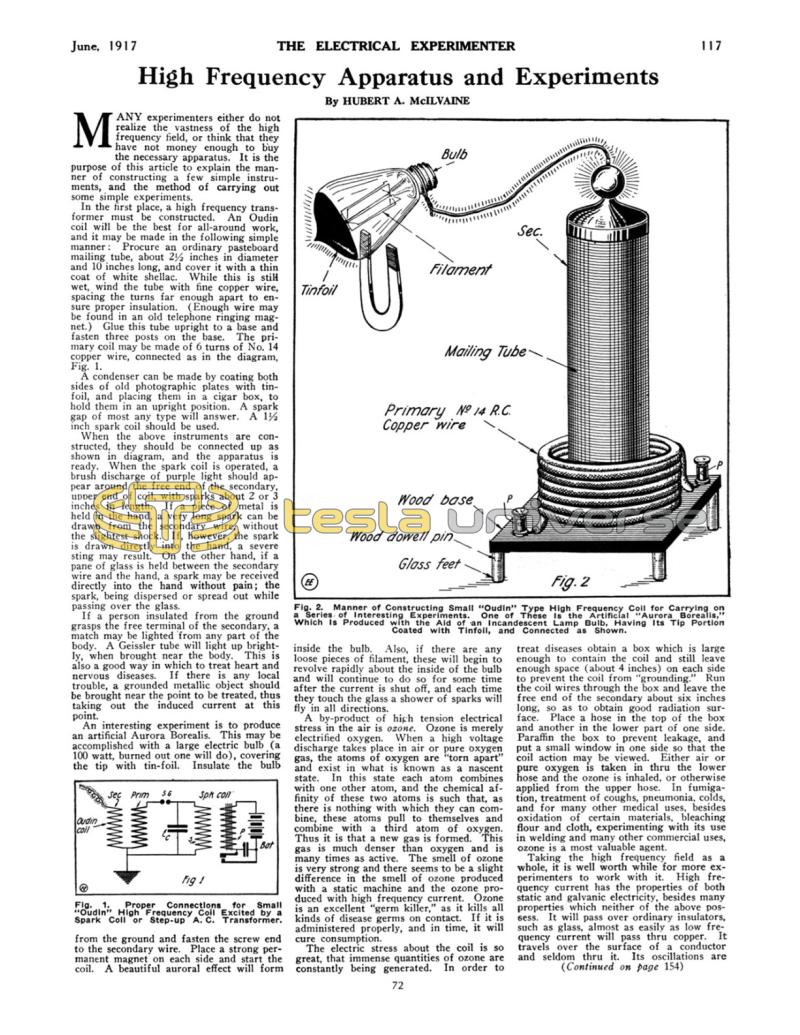 Preview of High Frequency Apparatus and Experiments article