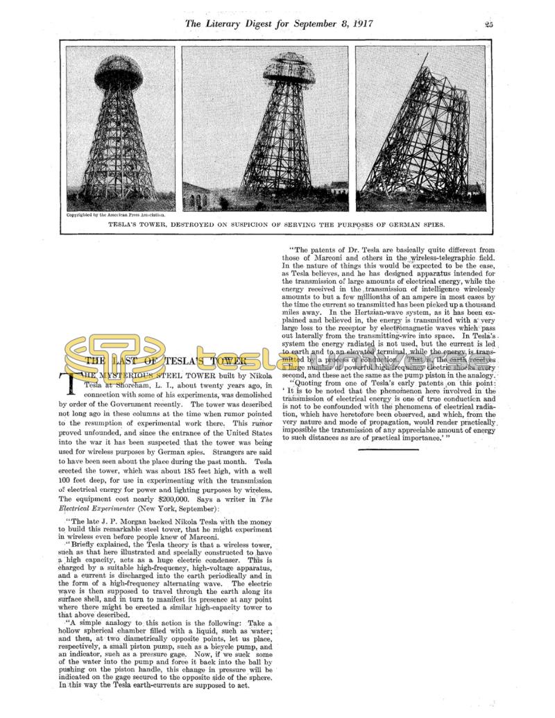 Preview of The Last of Tesla's Tower article