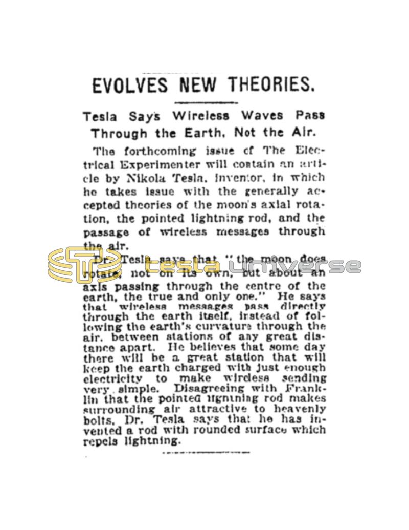 Preview of Evolves New Theories article