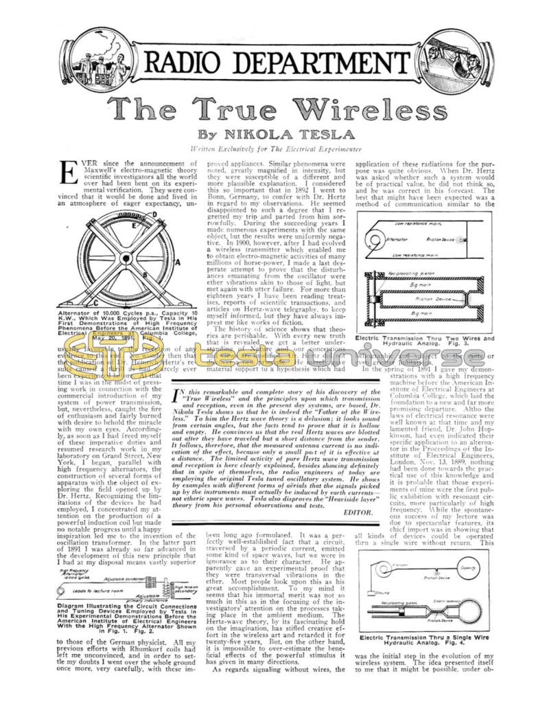 Preview of The True Wireless article