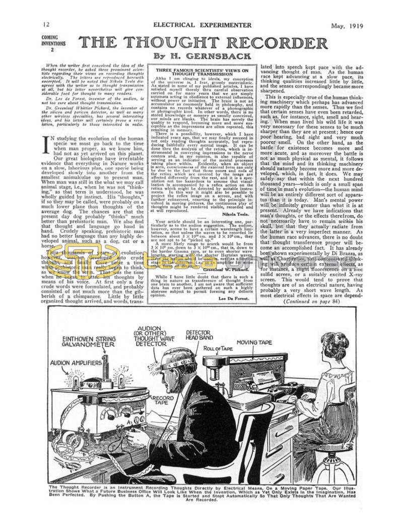 Preview of The Thought Recorder article