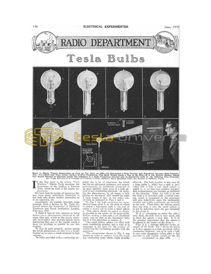 Preview of Tesla Bulbs article