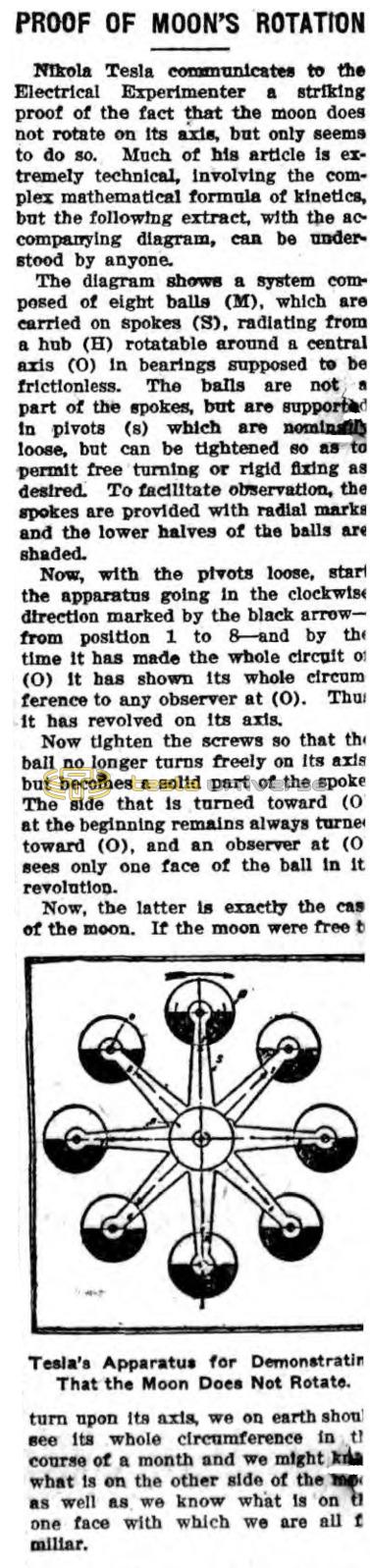 Preview of Proof of Moon's Rotation article