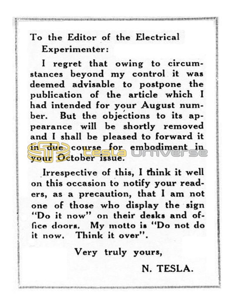 Preview of Tesla Postpones Promised Article article