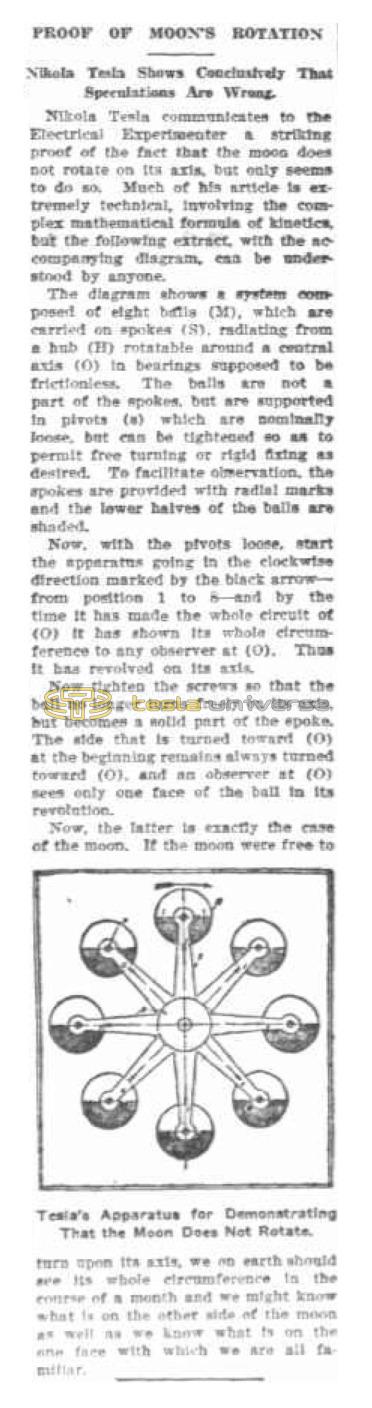 Preview of Proof of Moon's Rotation (reprint) article