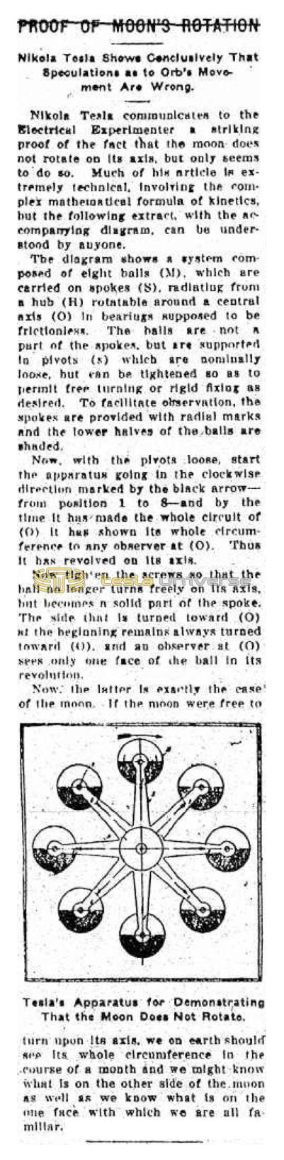 Preview of Proof of Moon's Rotation (reprint 2) article