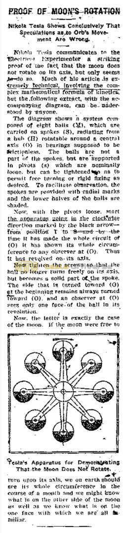 Preview of Proof of Moon's Rotation (reprint) article