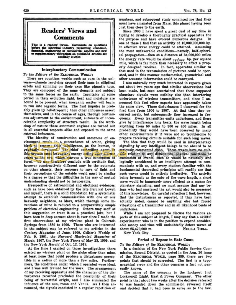 Preview of Interplanetary Communication article