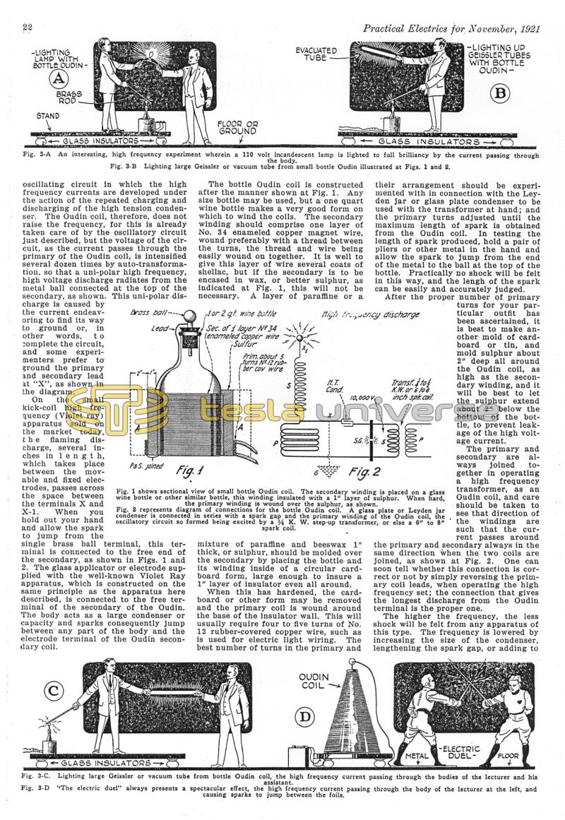 Tesla Apparatus and Experiments - Page 2