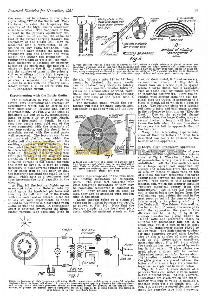 Tesla Apparatus and Experiments - Page 3