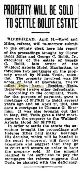 Preview of Property Will Be Sold To Settle Boldt Estate article