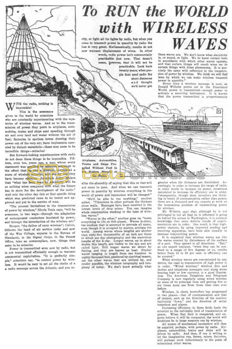 Preview of To Run the World with Wireless Waves article