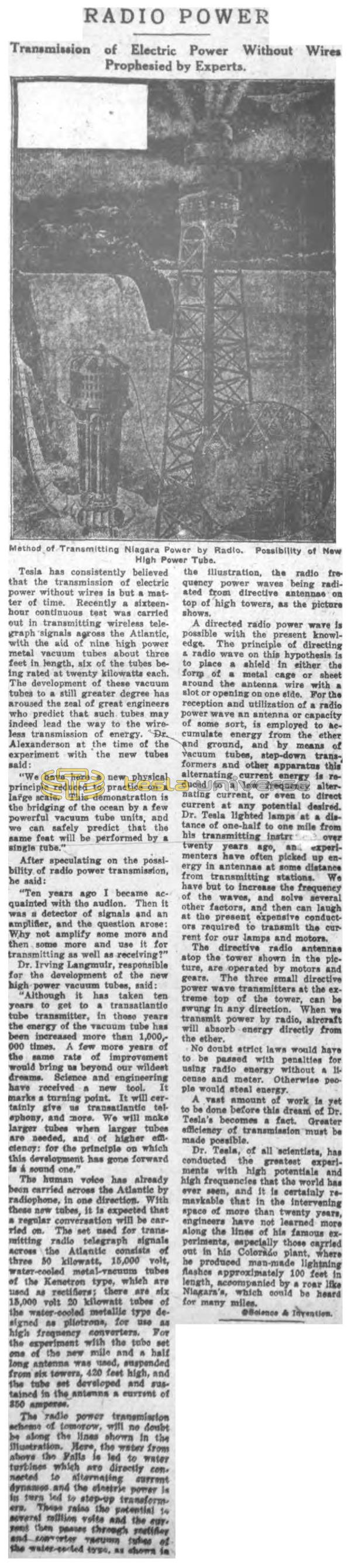 Preview of Radio Power article