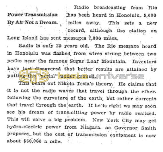 Preview of Power Transmission by Air Not a Dream article
