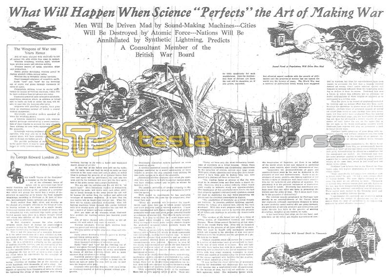 Preview of What Will Happen When Science "Perfects" the Art of Making War article