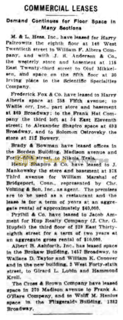Preview of Commercial Leases (Apr. 22, 1924) article