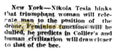 Preview of Nikola Tesla and the Triumphant Woman article