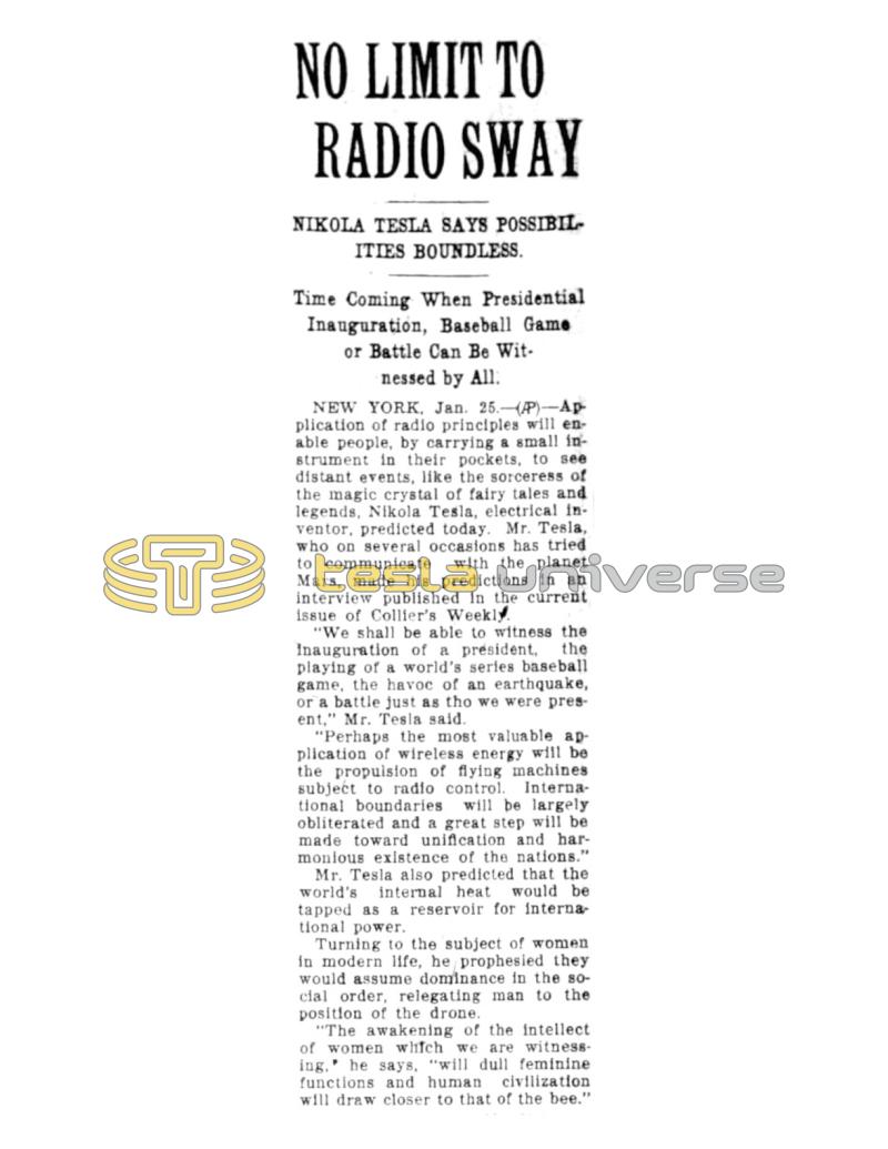 Preview of No Limit to Radio Sway article