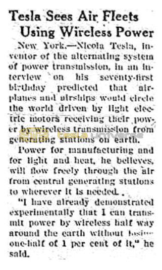Preview of Tesla Sees Fleets Using Wireless Power article