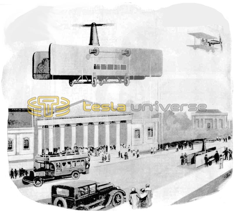 Artist's conception of the vertically-rising helicopter