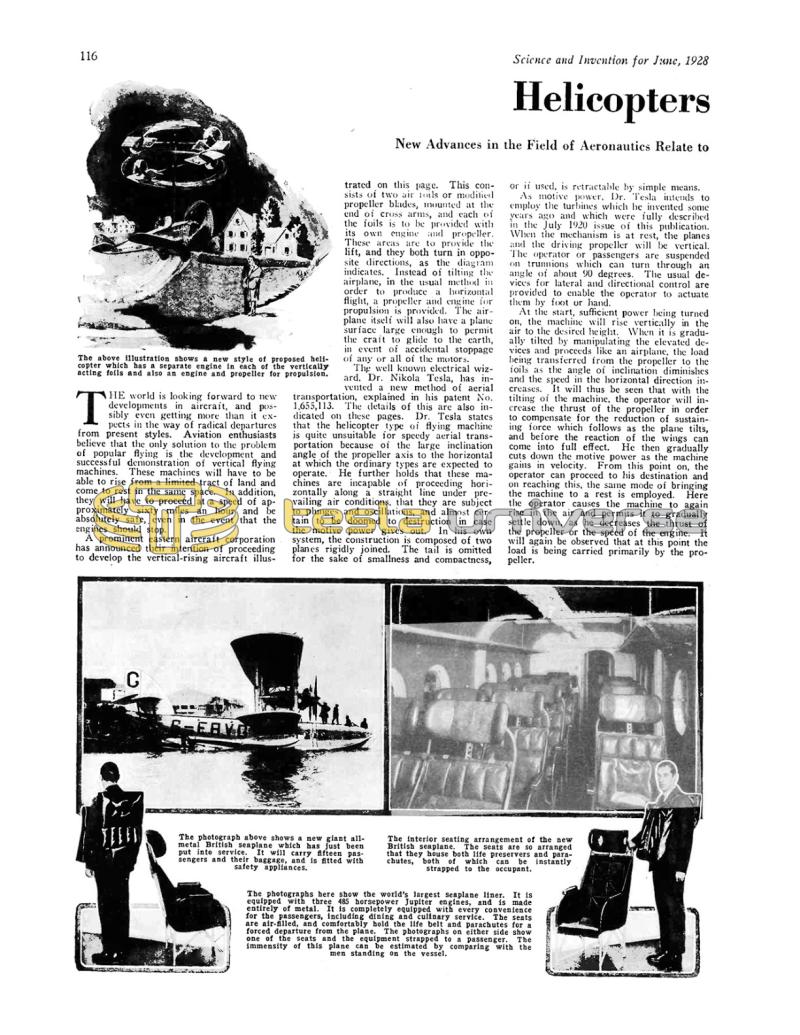 Preview of Helicopters and Safety Planes article