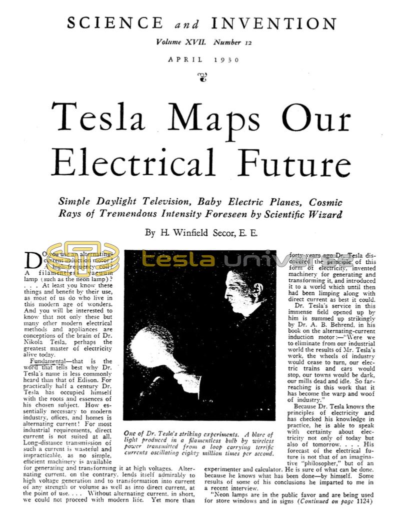 Preview of Tesla Maps Our Electrical Future article